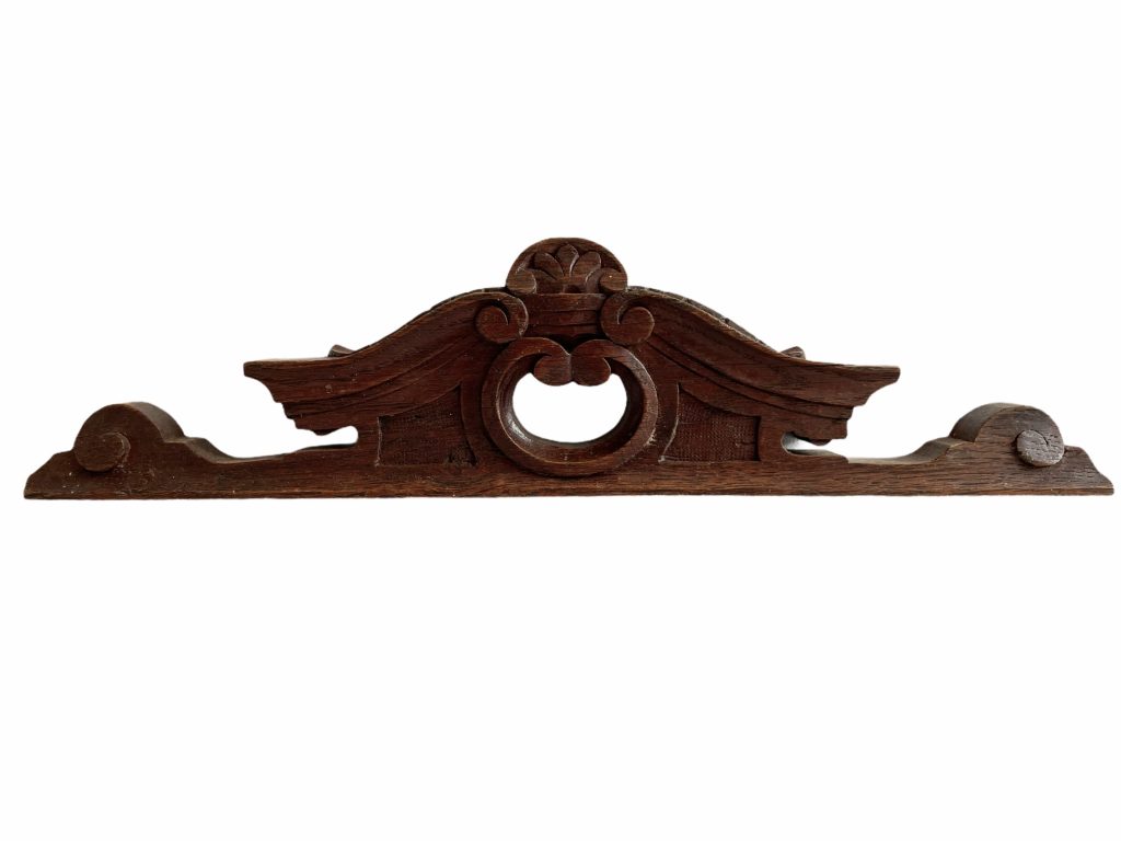 Vintage French Small Furniture Cabinet Wardrobe Sideboard Topper Finial Display Ornate Regal Decor Finishing circa 1930-40s