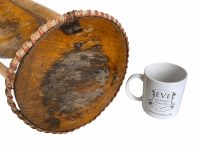 Alternative view of Vintage Vietnamese Asian Bamboo Brown Floor Standing Tall Shelf Pot Plant Stand Display Plinth Prop circa 1930-40's