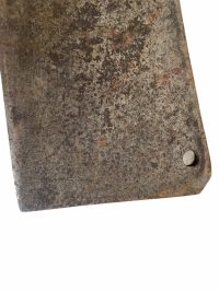 Vintage French Butcher Large Cleaver Knife Chopper Beef Pork Lamb Hanging Decor Rustic Kitchen circa 1930-40’s 4