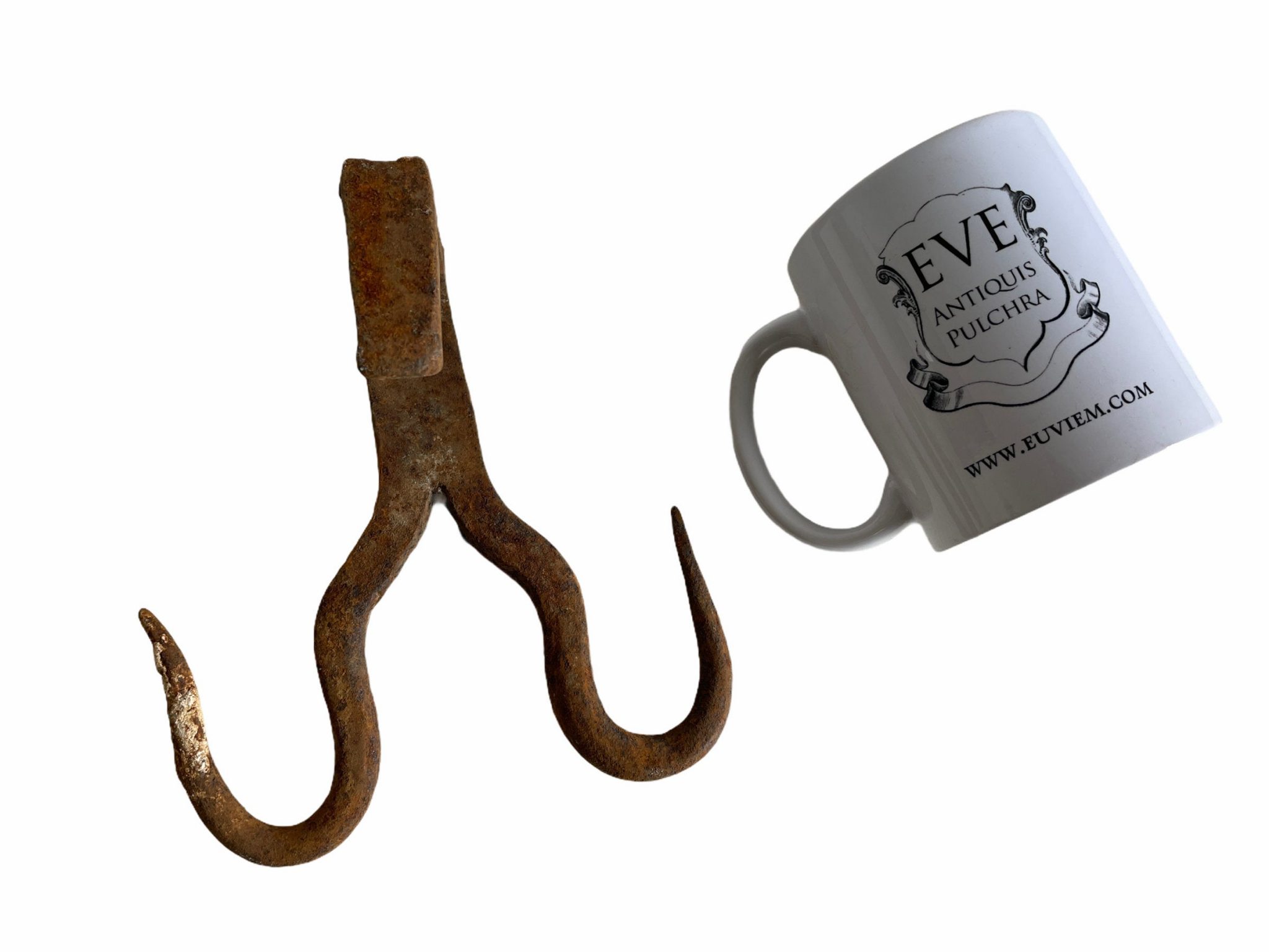 Vintage French Large Butcher Meat Kitchen Hanging Hook rustic rural ...