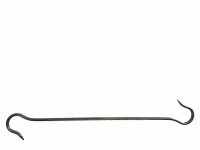 Vintage French Extra Large Commercial Industrial Butcher Shop Abbatoir Hook Hanging Beef Pork Lamb Kitchen Double c1990's