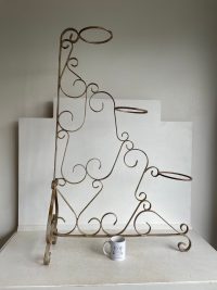 Alternative view of Vintage French Floor Standing Extra Large Cast Iron Plant Pot Stand Pedestal Display circa 1960-70's