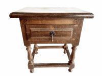 Vintage French Wooden Small Nightstand Sideboard Bedside Cabinet Rest Cupboard Small Storage Unit Wood Display c1950-60's