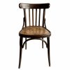 Vintage French Bentwood Bistro Wooden Brown Natural Wood Bistro Kitchen Chair Display Rest Seating Prop circa 1920-1930's