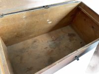 Alternative view of Vintage French Home Made Rustic Wooden Wood Tool Screw Nail Pot Carrier Holder Sorter Display Toolbox Handyman Box c1950-60's