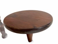 Alternative view of Vintage Taiwanese Wooden Wood Flower Pot Stand Triple Display Shelf Prop Look Plinth Flower Plant circa 1980-90's