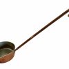 Vintage French Villedieu Les Poelles Copper Ladle hanging fireplace cooking heating standing stew water flower pot c1970's