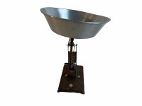 Alternative view of Vintage French AP Paris Light Weighing Scales Letter Desktop Desk Shop Commercial Kitchen Small Scale Display Piece Prop c1950-60's / EVE