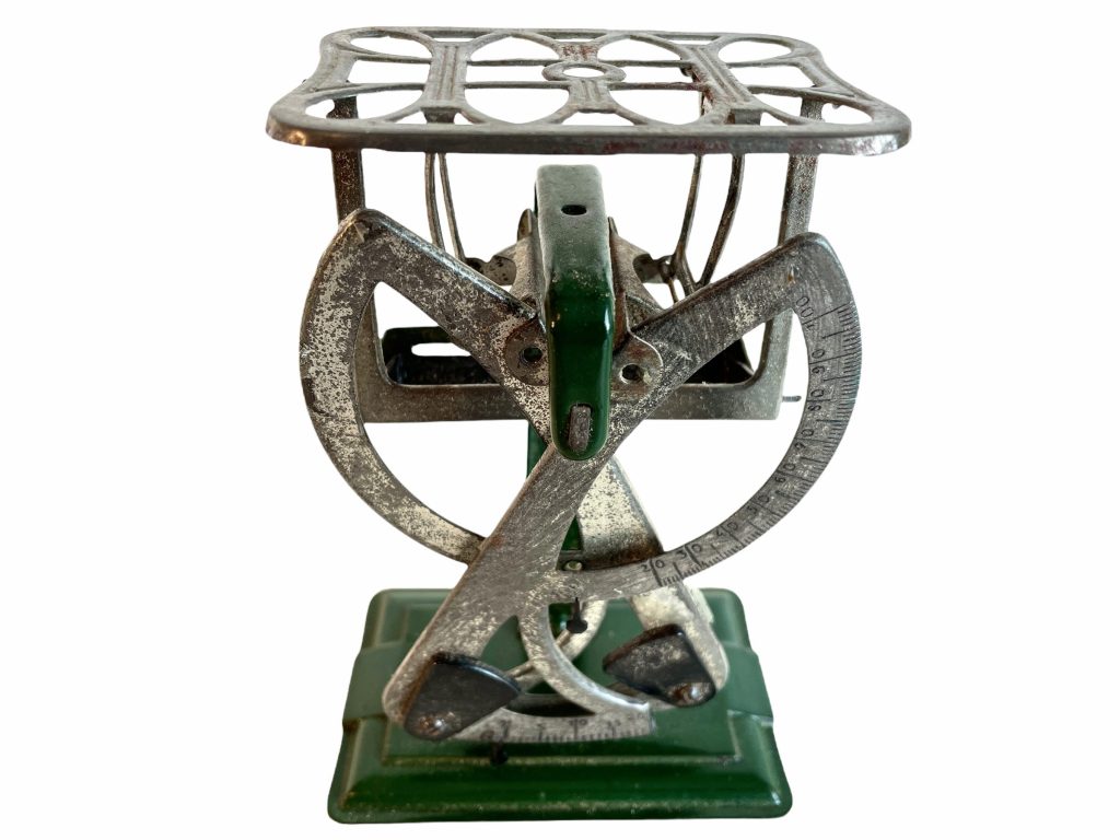 Vintage French Light Weighing Scales Letter Desktop Desk Shop Commercial Kitchen Small Scale Display Piece Period Prop c1950-60's / EVE