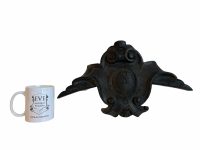 Alternative view of Antique French Large Furniture Cabinet Wardrobe Sideboard Topper Finial Display Leaf Decor Finishing Decorative circa 1910-20s / EVE