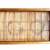 Vintage Thai Bamboo Wood Tea Ceremony Serving Presentation Dinner Tray Trivet Plate Display Protection Prop Thailand circa 1980-90's / EVE