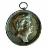 Antique French Large Medallion Victor Noir Journalist Pendant Medal Necklace Symbol Jewellery Jewelry c1880-1900's / EVE