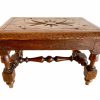 Antique French Wooden Brown Natural Wood Home Made Small Stool Bench Chair Stand Display Rest Plinth Seating Tabouret c1900-1910's / EVE
