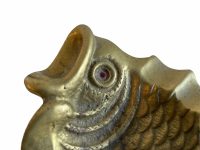 Alternative view of Vintage French Brass Fish Dish Basin Bowl Catch All Jewellery Jewelry Ornament Figurine Dressing Table circa 1960-70's / EVE
