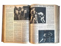 Alternative view of Vintage French Le Miroir Des Sports Magazine Binder Bound Journal 1939 Collection Book Sport Memorabilia Collector Rare circa 1939 / EVE