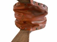 Alternative view of Vintage French Small Wooden Bellows Fireplace Open Fire Log Burner Stove Tool Prop Display Decor circa 1950-60's / EVE
