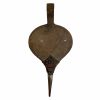 Vintage French Medium Wooden Leather Bellows Fireplace Open Fire Log Burner Stove Tool Prop Display Decor circa 1940-50's / EVE