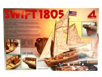 Vintage French American Virginia Pilot Boat Swift 1805 Model Ship Boat Sailing Yacht Toy Build Kit Collector 1:50 Scale c1970-80's / EVE