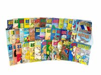 Vintage French Astrapi Comics Comic Book x43 Childrens Childs Kids Books Collection Book Memorabilia Collector Rare circa 1980's / EVE