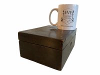 Alternative view of Antique French Wooden Jewellery Jewelry Trinket Storage Box Container Chest Dressing Table Worn Treasure Hidey Hole circa 1910-20's / EVE