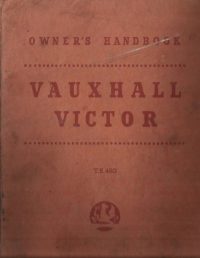 Hillman Minx 1946 Owner’s Handbook / Car Manual – Issued June 1953 – Includes Wiring Diagram / EVE