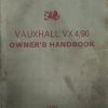 Vauxhall VX 4/90 Owner's Handbook / Car manual - Issued February 1963 - Includes Wiring Diagram / EVE