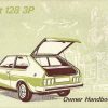 Fiat 128 3P Owner's Handbook / Car Manual / EVE