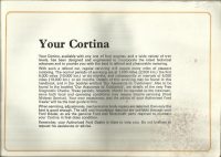 Alternative view of Ford Cortina Owner's Handbook / Car Manual - Issued 1970 / EVE