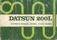 Datsun 200L PC130 Owner's Handbook / Car Manual / EVE