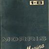Morris Marina 1.3 1.8 Owner's Handbook / Car Manual - Issued 1972/1973 / EVE