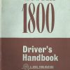 Austin 1800 Owner's Handbook / Car Manual - Issued 1967 / EVE