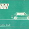 Fiat 128 Owner's Handbook / Car Manual - 1971 Edition / EVE