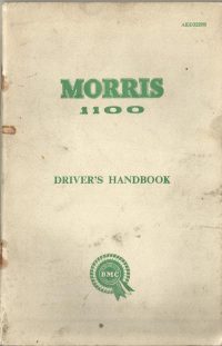 Austin Maxi Owner’s Handbook / Car Manual – Issued 1969 / EVE