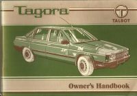 Talbot Tagora Owner's Handbook / Car Manual - Issued 1981 / EVE