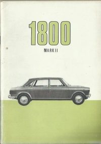 BMC British Motor Company Mark II Owner’s Handbook / Car Manual – Issued 1968 / EVE