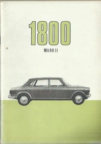 Austin Morris 1800 HL 2200 HL Owner’s Handbook / Car Manual – Issued 1975 / EVE