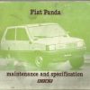 Fiat Panda Owner's Handbook / Car Manual - 1981 Edition / EVE