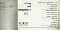 Alternative view of Renault 6 Owner's Handbook / Car Manual - Issued 1969 / EVE