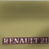 Renault 21 Owner's Handbook / Car Manual - Issue 77 11 079 574 / EVE