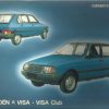 Citroen Visa Club Owner's Handbook / Car Manual - Issue 84 / EVE