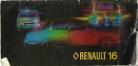 Renault 16 TL TX Owner's Handbook / Car Manual - Issue NE 346 76 07 77 / EVE