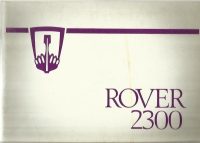 Rover 2300 SC TC Automatic Owner's Handbook / Car Manual - Issued 1977 / EVE