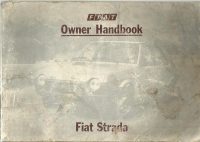 Fiat Strada 60CL 65CL 75CL Owner's Handbook / Car Manual - Ed 1979 / EVE