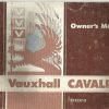 Vauxhall Cavalier Owner's Handbook / Car Manual - Issued August 1983 / EVE