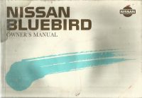 Nissan Bluebird Owner's Handbook / Car Manual - Issued 1988 / EVE