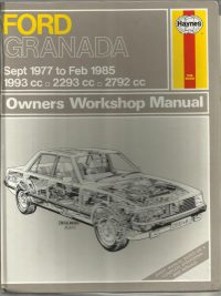 Ford Granada Owner's Workshop Manual / Car Handbook - 1977 to 1985 / EVE