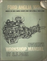 Ford Anglia 105E Owner’s Workshop Manual / Car Handbook – 1959 to 1968 / EVE 17