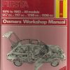 Ford Fiesta Owner's Workshop Manual / Car Handbook - 1976 to 1983 / EVE