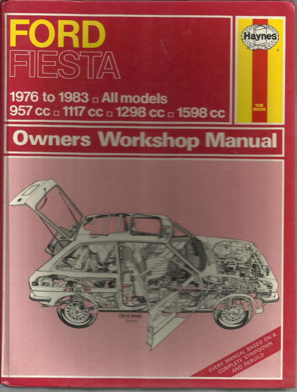 Ford Fiesta Owner’s Workshop Manual / Car Handbook – 1976 to 1983 / EVE