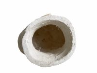 Alternative view of Vintage French Life-size Man Gentleman Plaster Bust Head Ornament Figurine White Decorative Curiosity Bald Old c1970-80's / EVE